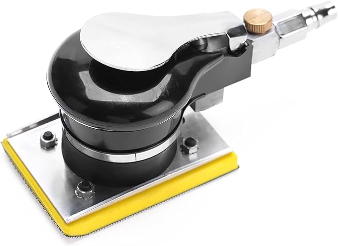 Jitterbug Sander,Deosdum Air Belt Sander 71x100Mm Handheld Air Sander Grinder Polisher Pneumatic Polishing Tool 10000Rpm Belt Pneumatic Air Belt Sander Sander