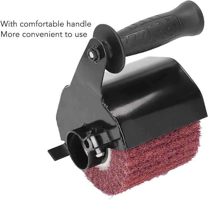 Burnishing Machine Kit Electric Sander Polisher Angle Grinder Attachment for Wood Metal Grinding M10