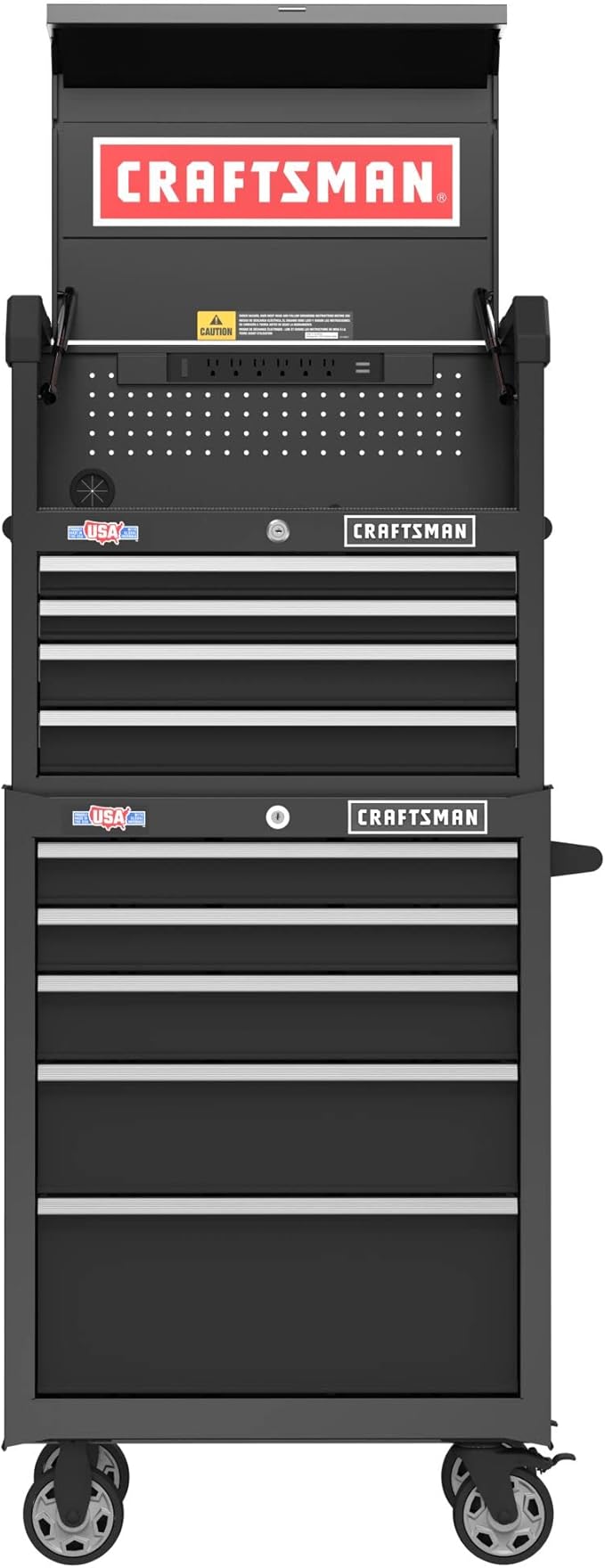 CRAFTSMAN S2000 26IN 5-DRAWER CABINET W/TRAY & HOLDER BK (CMST32752BK)