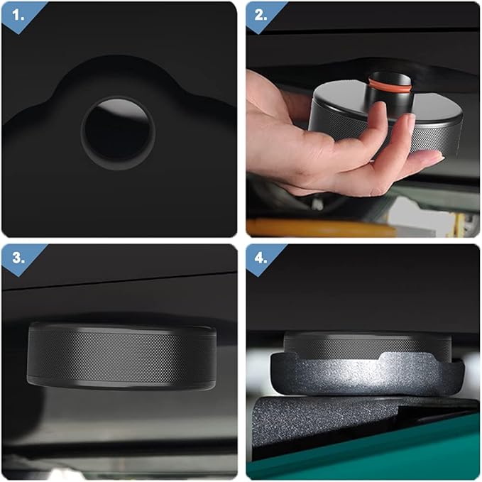 BANGTING Lifting Jack Pad Set Compatible with Tesla Model 3/S/X/Y, 4 Pucks with a Storage Case, Accessories for Tesla Vehicles