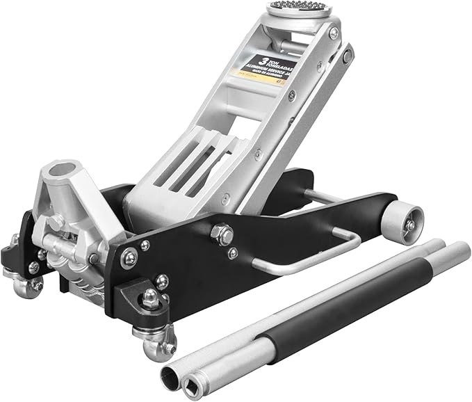 BIG RED AT830003XLBR Economic Aluminum Quick Lift Low Profile Garage Jack, 3 Ton (6000 lb), Black Visit The BIG RED Store