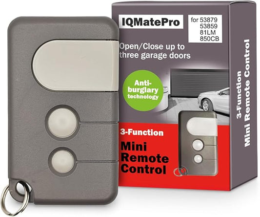 for 41A4252 41A4315 41A4207 41D4674-3C 41D4674-1G 41D4374-9C K1027 HBW0777 HBW1127 for Sears Craftsman Chamberlain LiftMaster Garage Door Opener Remote with Green Learn Button (Mini Keychain)
