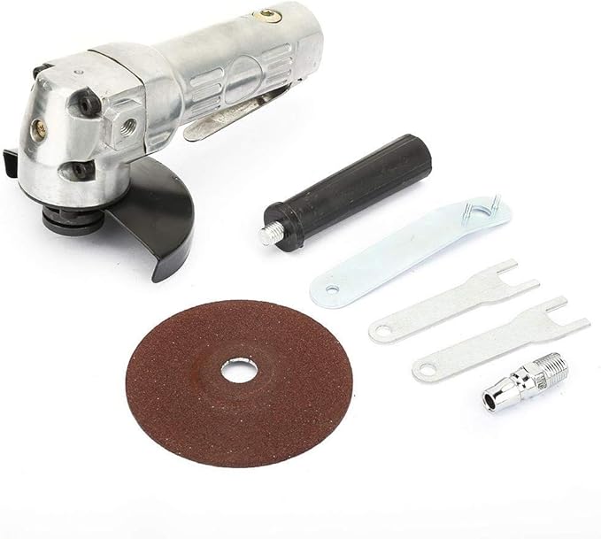 Hilitand 4" Air Angle Grinder Sander Cut Off Polisher 11000rpm 1/4" Thread Pneumatic Grinder Tool