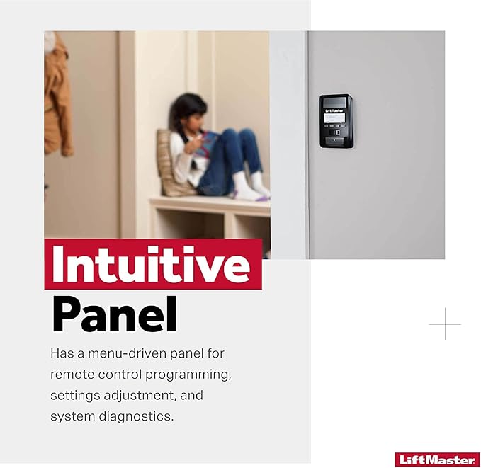 880LMW Smart Control Panel ONLY Compatible with LiftMaster MyQ formats Security+ 2.0 and LiftMaster Wi-Fi Garage Door Openers.