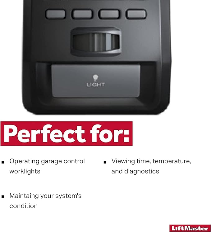 880LMW Smart Control Panel ONLY Compatible with LiftMaster MyQ formats Security+ 2.0 and LiftMaster Wi-Fi Garage Door Openers.