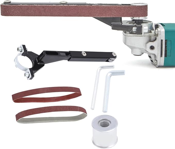 Electric Belt Grinder Belt Sander Attachment Angled Grinder Modified Sand Belt Machine Belt Sander Polisher Belt Sanding Belt Adapter