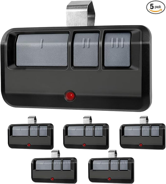 893MAX Garage Door Opener Remote, for LiftMaster/Chamberlain/Craftsman Garage Door Opener, Replaces 893LM G953EV-P2 371LM 373LM 890MAX 971LM 973LM（5 Pack）