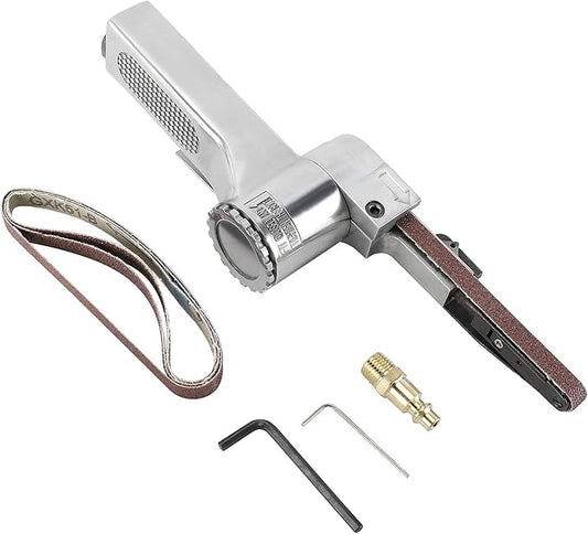 8MILELAKE 3/8" Mini Air Belt Sander Grinder Tool