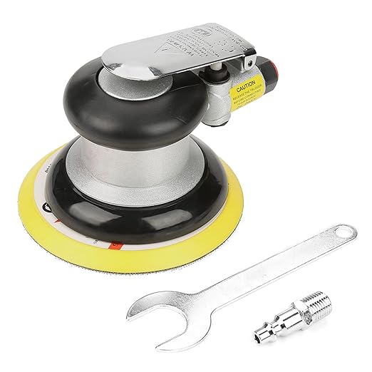 Air Sander, Air Sander AT-780 5inch/4inch Air Random Orbital Sander Round Polisher Pneumatic Hand Sanding Tool for Surface, Random Orbit Sanders (4 Inches)