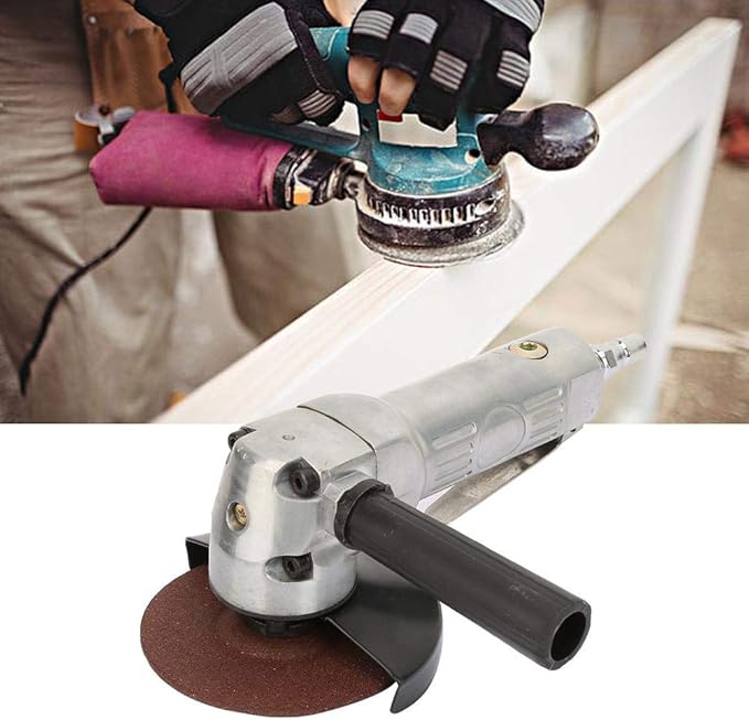 Hilitand 4" Air Angle Grinder Sander Cut Off Polisher 11000rpm 1/4" Thread Pneumatic Grinder Tool