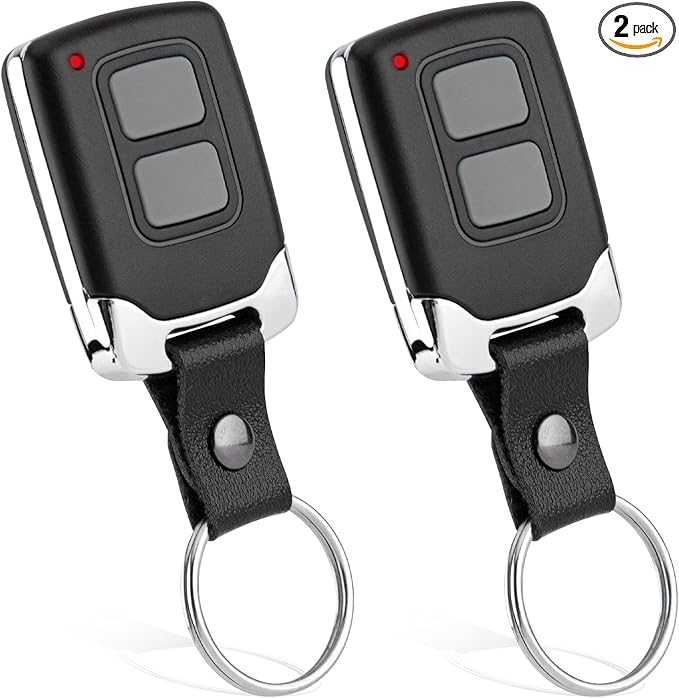 LAWOHO Purple Learn Button Garage Door Remote 315MHz Compatible with LiftMaster 371LM 373LM Craftsman 139.53753 139.53985D Chamberlain 950CD Opener Security+ 2 Pack