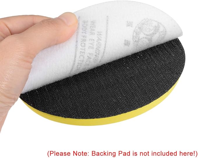uxcell 9 Inch Sanding Disc 60 Grits Flocking Sandpaper for Sander 10 Pcs