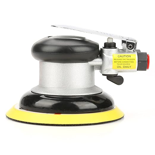 Air Sander, Air Sander AT-780 5inch/4inch Air Random Orbital Sander Round Polisher Pneumatic Hand Sanding Tool for Surface, Random Orbit Sanders (4 Inches)