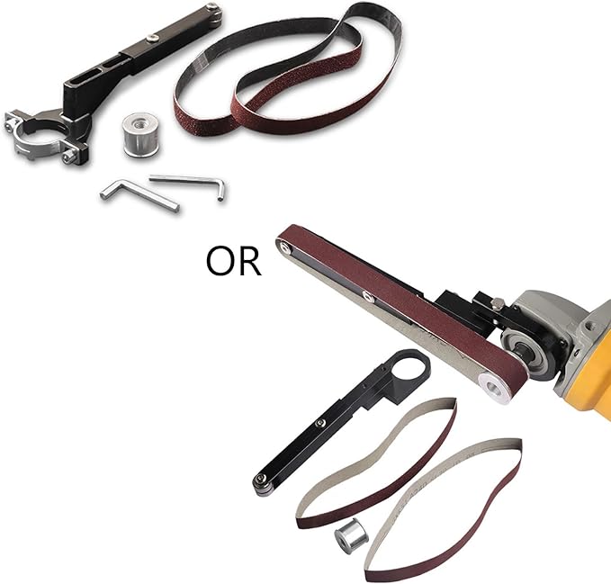 Angle Grinder Modified Sand Belt Machine Electric Belt Grinder Air Belt Sander Attachment Sander Sanding Belt Adapter For Model 100 Angle Grinder