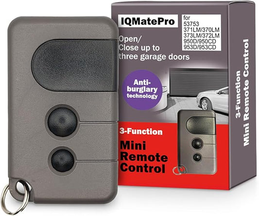 for Sears Craftsman Garage Door Opener Remote 139.53753 HBW2028 315MHz Liftmaster 371LM 373LM Chamberlain 950CD 953CD with Purple Learn Button (Mini Version)