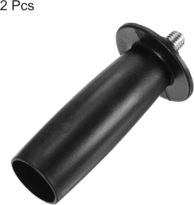 HARFINGTON 2pcs Angle Grinder Side Handle 10mm Thread 111mm Length Plastic Angle Grinder Handle Replacement Auxiliary Sander Handle Tool