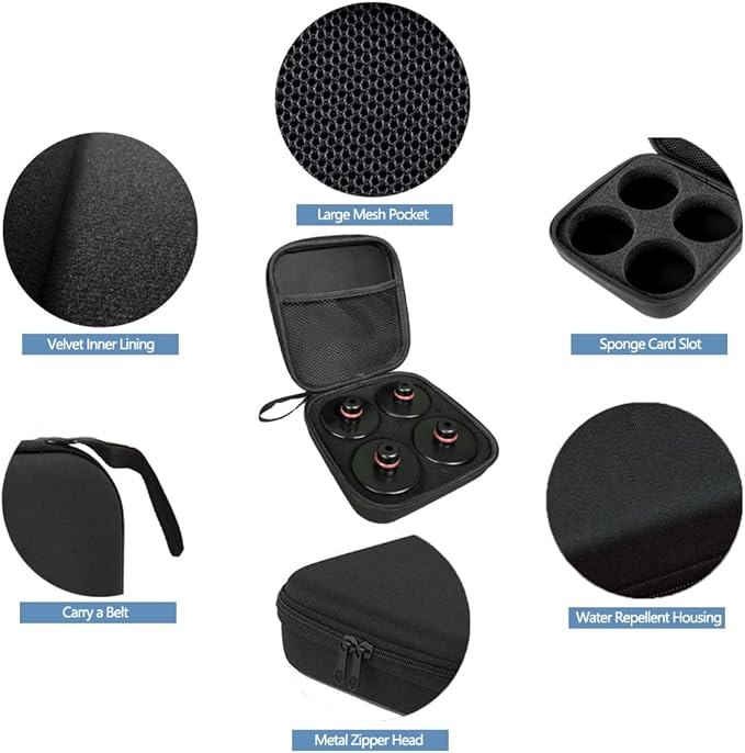 BANGTING Lifting Jack Pad Set Compatible with Tesla Model 3/S/X/Y, 4 Pucks with a Storage Case, Accessories for Tesla Vehicles