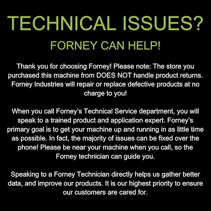 FORNEY Easy Weld 140 MP, Multi-Process Welder