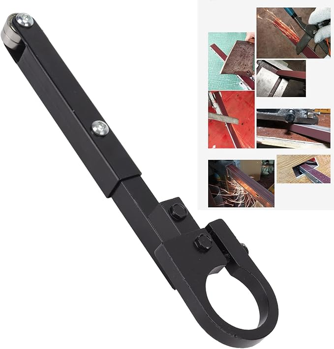 Angle Grinder Convers ion Tool for Conversion Of Angle Grinders 100 and 125 Into Belt Sanders, Belt Sanders Polisher, Low Impact and Low Noise for Woodworking Trimming Polishing