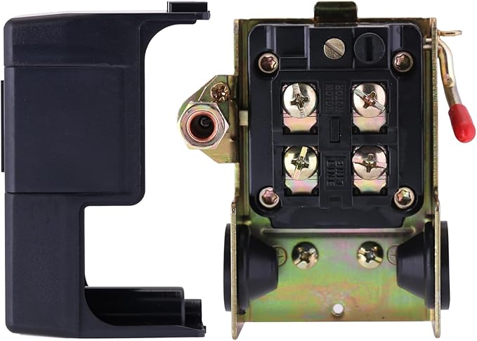Air Compressor Pressure Switch 175 PSI Single Port 135-175 PSI Heavy Duty 1/4 NPT 135 PSI Pressure Switch Air Pump Pressure Switch Pumptrol Air Pressure Switch for Air Compressor