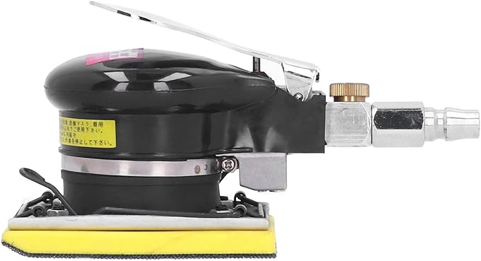Professional Air Palm Sander, Air Sander Pneumatic Polisher Manual Polishing Grinding Machine Handheld Sandpaper Machine