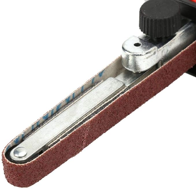 Mini DIY Belt Angle Grinder Belt Sander Portable Sander Sanding Belt Adapter for Electric Angle Grinder Blade Grinding (M10)