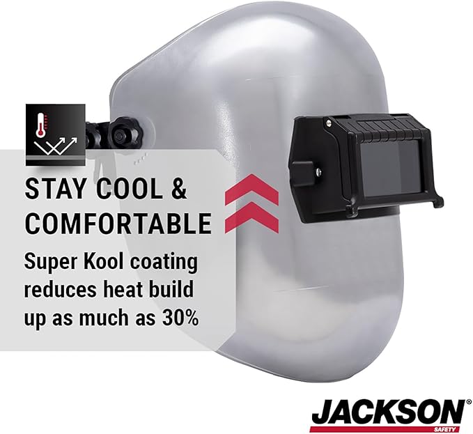 Jackson Safety PL 280 Pipeline Welding Hood - Flip Front Welding Helmet - Shade 10, ANSI Z87.1 (Multiple Headgear Styles and Colors)