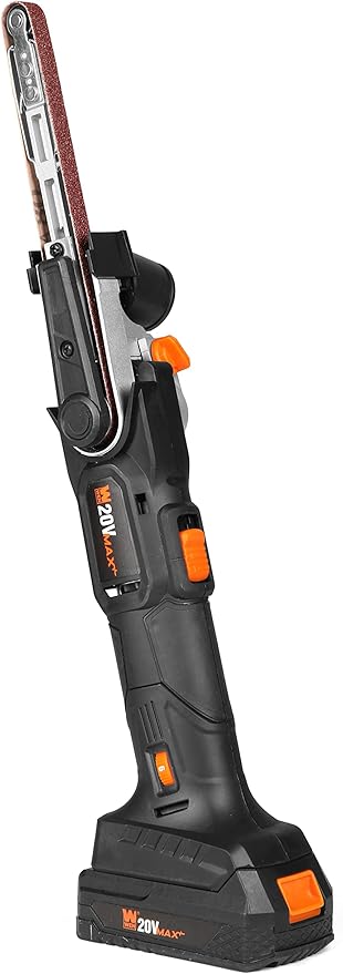 WEN Cordless Detail File Sander, Variable Speed with 20V Max 2.0 Ah Lithium-Ion Battery and Charger (20437)