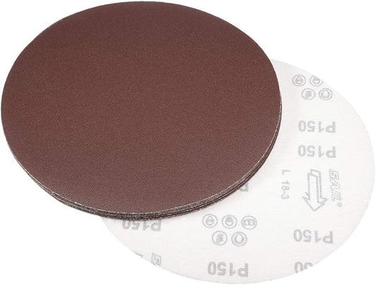 uxcell 9 Inch Sanding Disc 150 Grits Flocking Sandpaper for Sander 10 Pcs