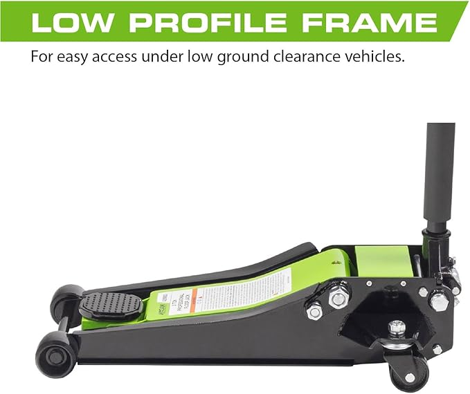 ARCAN Tools 3 Ton (6,000 lbs.) Steel Floor Jack Quick Rise Dual Piston Pump Low Profile, Car Jack, Truck Jack, Service Jack, Farm Jack (A20002_A20003)