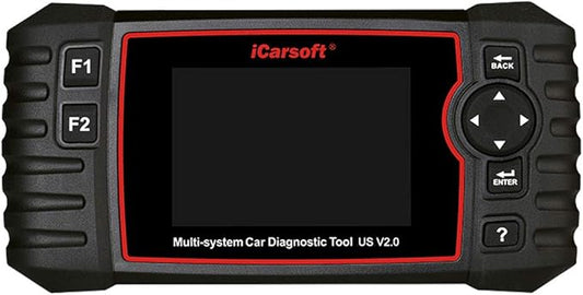 iCarsoft US V2.0 Diagnostic Scan Tool for American Vehicles Ford/GM (Cherolet/Buick/Cadillac/GMC)/Chrysler/Jeep/Holden +Oil Reset +EPB+BMS+DPF+SAS+ETC+BLD+INJ