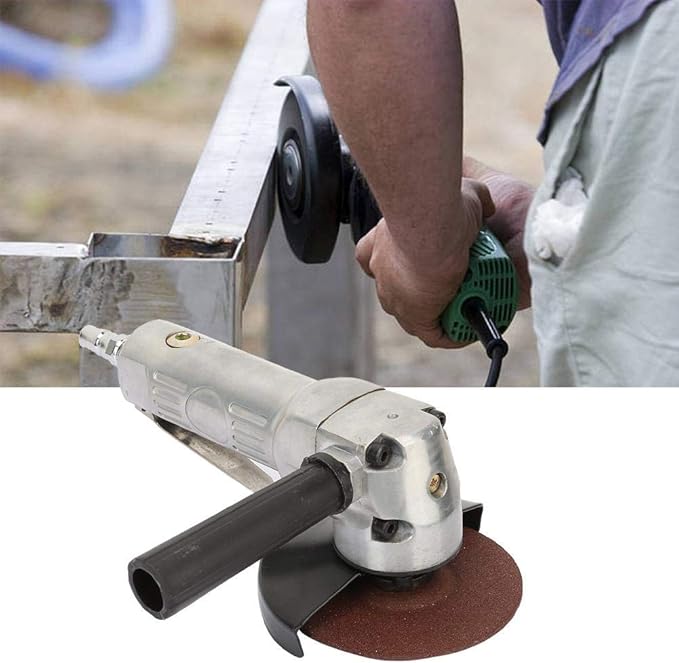 Hilitand 4" Air Angle Grinder Sander Cut Off Polisher 11000rpm 1/4" Thread Pneumatic Grinder Tool