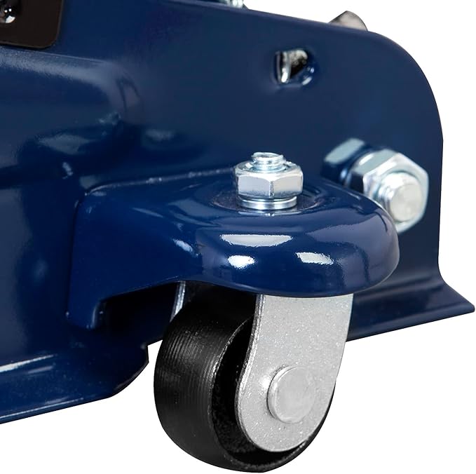 BIG RED AT82001UR Torin Hydraulic Trolley Service/Floor Jack Combo with 2 Jack Stands, 2 Ton (4,000 lb), Blue