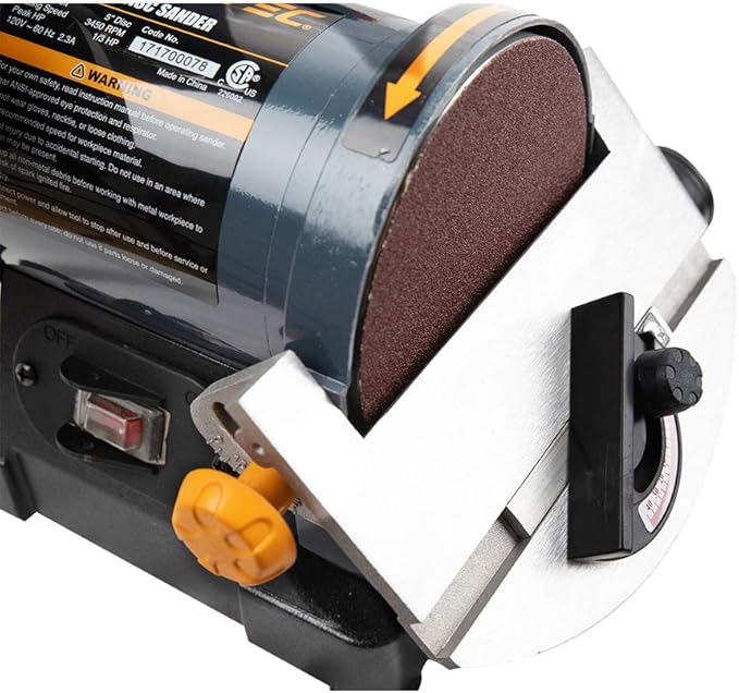 POWERTEC BD1502 Belt Disc Sander for Woodworking | 1 in. x 30 in. Belt Sander with 5 in. Sanding Disc