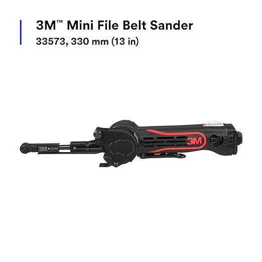 3M File Belt Sander Mini 33573, 13 in, 1 Per Box, File Sander for Cutting and Grinding