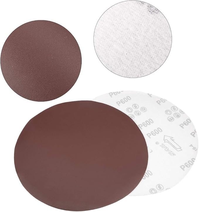 uxcell 9 Inch Sanding Disc 600 Grits Flocking Sandpaper for Sander 10 Pcs
