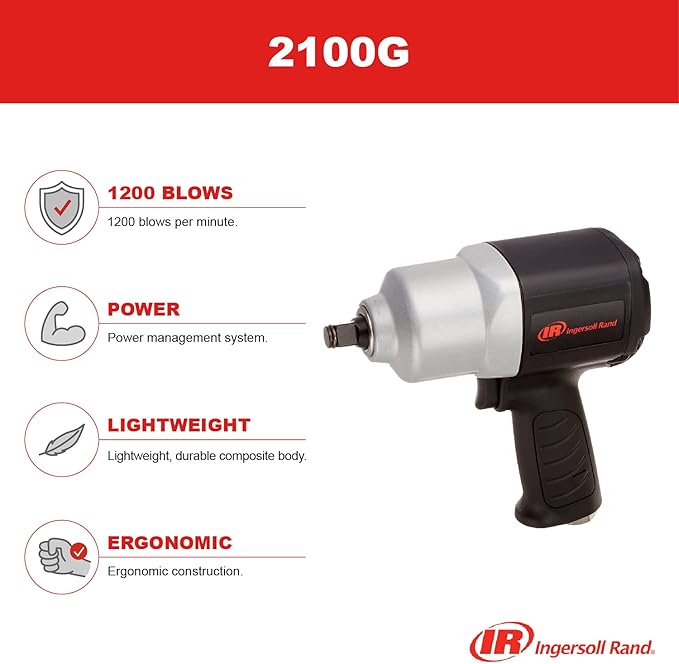 Ingersoll Rand 2100G 1/2"Composite Air Imact Wrench