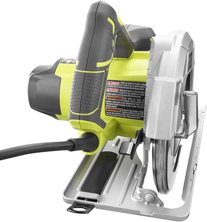 Ryobi ZRCSB144LZK 15 Amp 7-1/4 in. Heavy-Duty Circular Saw with Exactline Laser (Renewed)