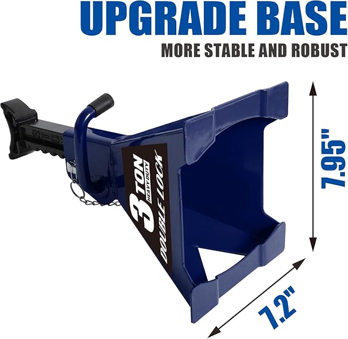 TCE AT43005AU Torin Steel Heavy Duty Jack Stands: Double Locking Pins, 3 Ton (6,000 lb) Capacity, Blue, 1 Pair (2 Pack)