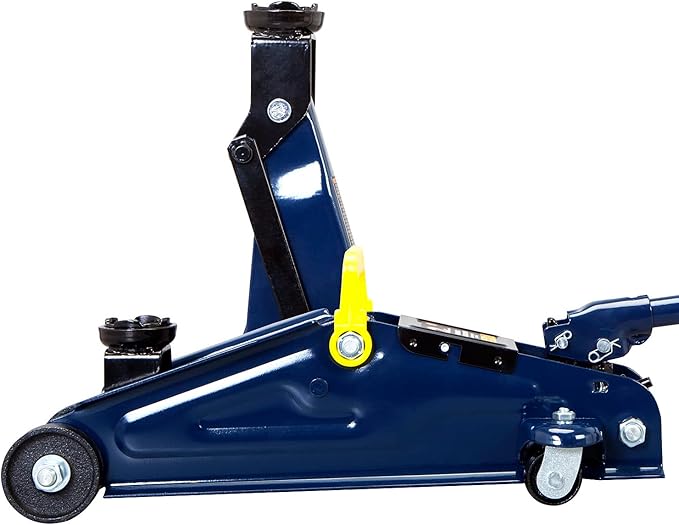 BIG RED AT82001UR Torin Hydraulic Trolley Service/Floor Jack Combo with 2 Jack Stands, 2 Ton (4,000 lb), Blue