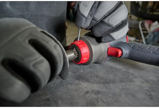 Ingersoll Rand 2236QPTIMAX DXS2 1/2" Air Impact Wrench, Quiet, 1500 ft-lb Torque, Titanium Hammercase, Pin Retainer, Pistol, Interchangeable Anvil, Multi-functional Tool