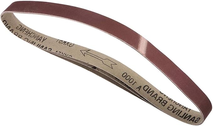 3 Pack 1 x 30 inch Sanding Belt 1000 Grit Sanding Paper, Aluminum Oxide Abrasive Sander Belts for Metal Grinding Woodworking