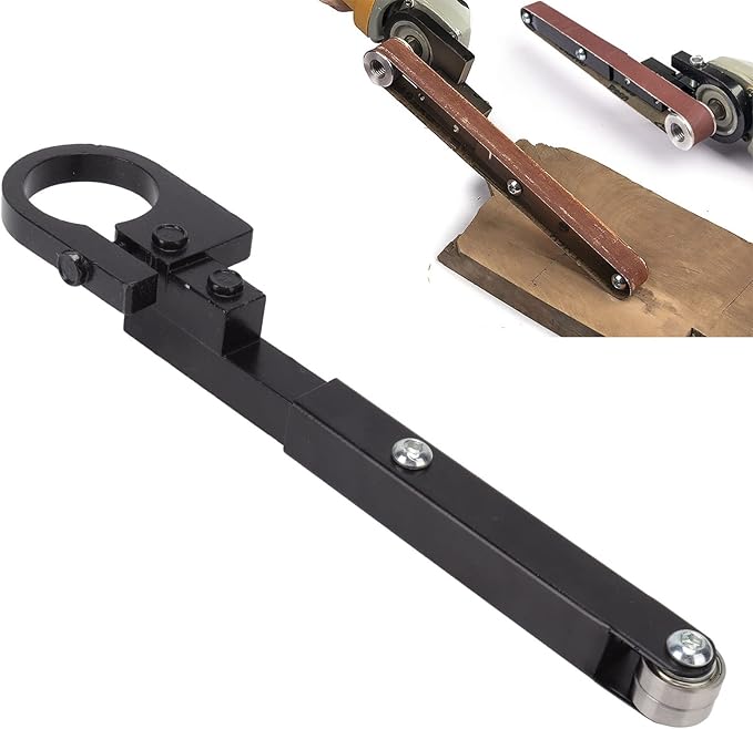 Angle Grinder Convers ion Tool for Conversion Of Angle Grinders 100 and 125 Into Belt Sanders, Belt Sanders Polisher, Low Impact and Low Noise for Woodworking Trimming Polishing