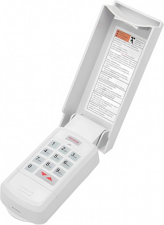 Garage Door Opener Keypad for Genie Intellicode and Dip Switch Opener, Overhead Door Codedodger, Replace GK-R 37332R OKP-BX GK-BX GWKP