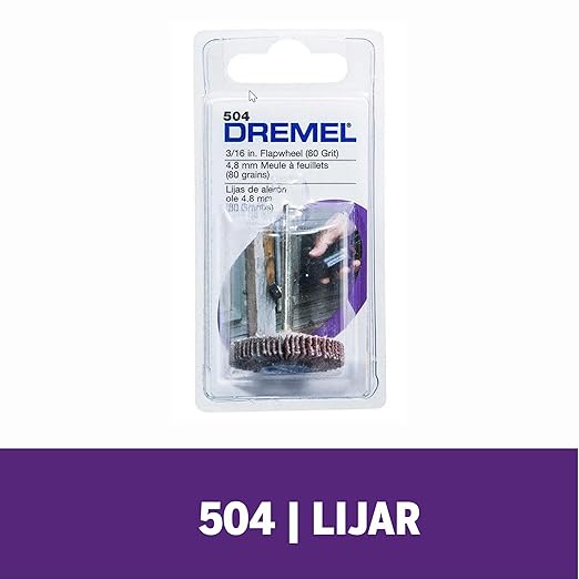 Dremel 504 3/16" Flapwheel Sander, 80 Grit