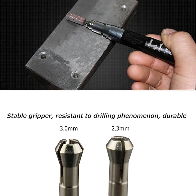 Engraving Polishing Pen Sander Air Grinder Kit Pneumatic Tool Engraving Pencil for Grinding,Carving,Rust(70000PRM 90psi)