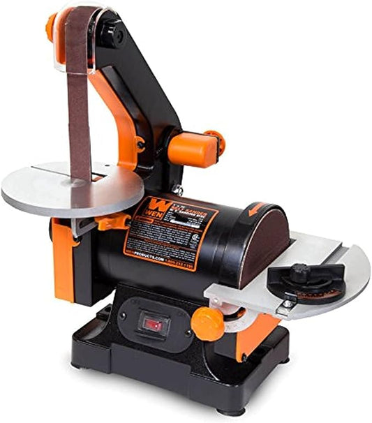 WEN Benchtop Belt and Disc Sander with 1 x 30 in. Belt and 5 in. Sanding Disc (6515T)