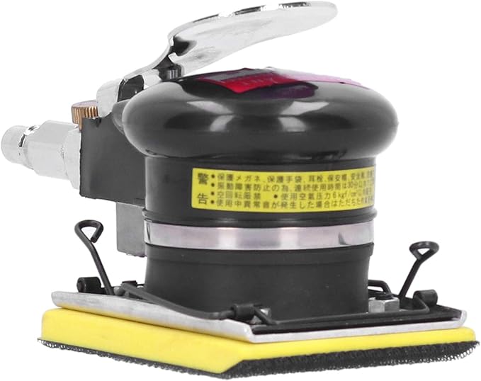 Professional Air Palm Sander, Air Sander Pneumatic Polisher Manual Polishing Grinding Machine Handheld Sandpaper Machine