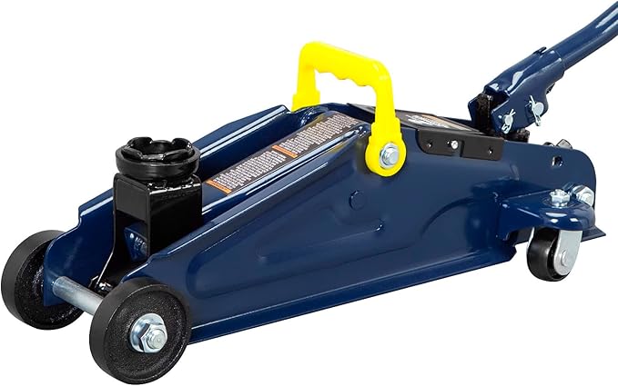 BIG RED AT82001UR Torin Hydraulic Trolley Service/Floor Jack Combo with 2 Jack Stands, 2 Ton (4,000 lb), Blue
