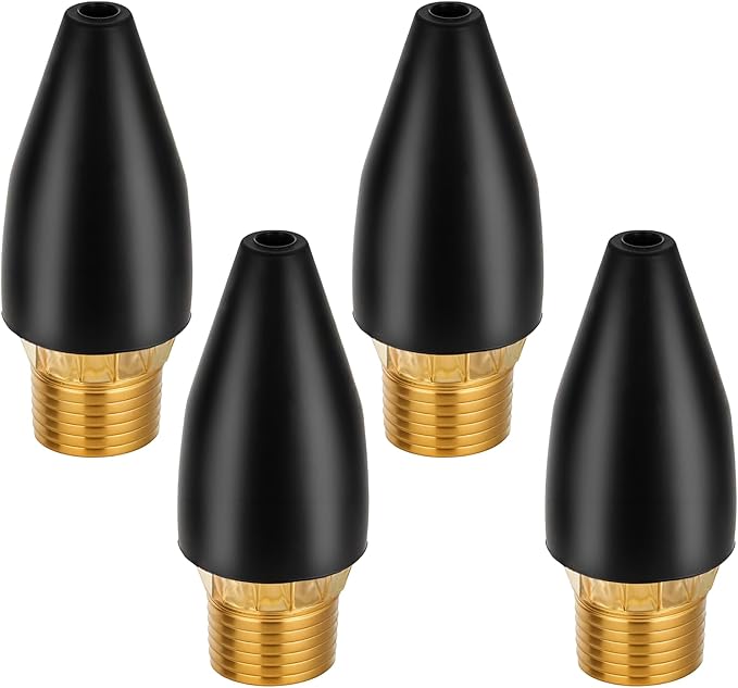 4 Pcs Air Nozzle Tip, Rubber Air Tool for Air Nozzle Tips, Black Air Hose Nozzle for Air Tool, Air Nozzle for Air Compressor, Air Pump Nozzles, Nozzles for Air Pump
